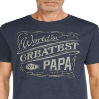 Muška majica s grafikom najveći tata na svijetu za Dan očeva i' u 'U, veličina' u '3 u' u ' U ' U ' U ' U ' U '