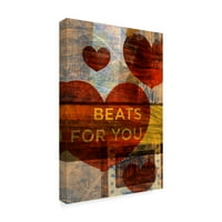 Zaštitni znak likovne umjetnosti 'Beats for You' Canvas Art by John W. Golden