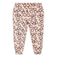 Petit Lem Toddler Girl Fleece set dvodijelne pidžame