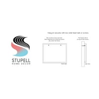 Stupell Industries raznolike trave botanički listovi grafička umjetnost crno uokvirena umjetnička print zidna umjetnost,