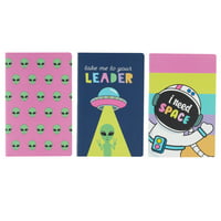 Style set mini papirnatih časopisa, dizajne tematike svemira