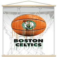 Boston Celtics - plakat kapljice kuglice s magnetskim okvirom, 22.375 34