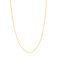 14K žuto zlato ženska ogrlica 16 BO lančana ogrlica s oznakom kvalitete zaključavanja jastoga i jastoga