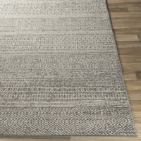 Umjetnički tkalci Chester Geometric Area tepih, srednje siva, 7'10 10'3