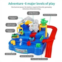 Irene Inevent Car Adventure Toys Roditelj-Kid Interaktivna mini trkačka staza lifta garaža za obiteljsko zabavu