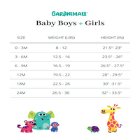 Ganimals za bebe djevojčice bez rukava bez rukava i kratke hlače, set, 4-pack, veličine 0 3m-24m