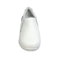 Sat udobnog estera široke širine profesionalne glatke cipele bijela 8.5