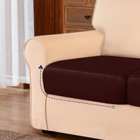 Subrte Stretch odvojeni jastuk za sjedalo pokriva PU vodootporni kauč poklopca