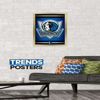 Dallas Mavericks - plakat s logotipom na zidu, 14.725 22.375