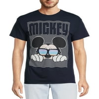 Disney muški Mickey Mouse Shady Cratki rukav grafički majica, veličine S-2XL