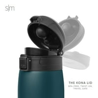 Jednostavna moderna 16oz Kona putnička šalica s poklopcem s poklopcem - Termos šalica kave Vakuum izolirana tikvica