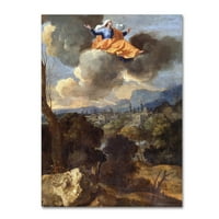 Zaštitni znak likovna umjetnost 'Prijevod svete Rite od kaska' platno umjetnost Nicolas Poussin