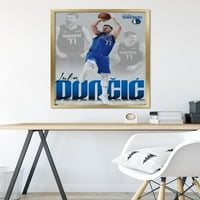 Dallas Mavericks - plakat Luka Doncic Wall, 22.375 34 uokviren