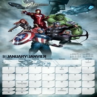 Marvel Avengers zidni kalendar