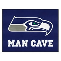 - Seattle Seahawks Man Cave All-Star Mat 33.75 X42.5