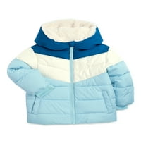 Donja jakna za bebe i djevojčice s kapuljačom, veličine od 12 m do 5 T