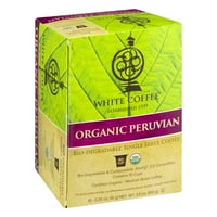 Bijela kava organski srednje pečene šalice pojedinačne posluživanja - CT0. Oz