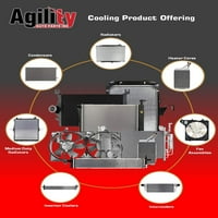 Agility Auto dijelovi radijator za Kia specifične modele odgovara odabiru: 2010- Kia Soul