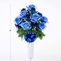 Osnove umjetne 22 h plava ruža vaza