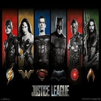 Justice League Mist Wall Poster 22.375 34