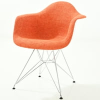 Edgemod Padget podstavljena naslonjena stolica u narančastoj