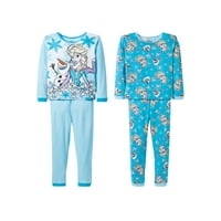 Pidžama Set za djevojčice Smrznuta Elsa s Olafom - plava, Veličina: 10