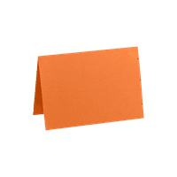 Luksuzni papir, presavijena kartica, mandarina naranča, 1/2, pakiranje od 250 g