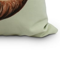 Cornicopia vijenac svijetlo zeleni jesen jeseni print ukrasni jastuk za bacanje