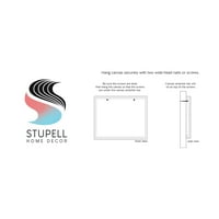 Stupell Industries Moderna četkana planinskog pejzažnog slikanja galerija zamotana platna za tisak zidne umjetnosti,