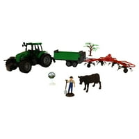 Playtek - Set za igranje traktora Green Farm, komad