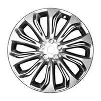 Kai 8. Obnovljeni OEM aluminijski legura kotača, svi obojeni svijetlo srebro w crni temeljni premaz, odgovara -