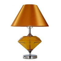 Elegantni dizajn stolne svjetiljke u obliku dijamanta od stakla u boji
