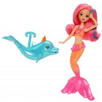 Lutka sirena biserne princeze Barbie i ljubimac morskog jednoroga